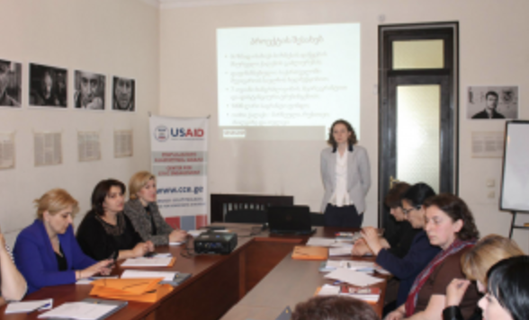 Training for women entrepreneurs in Rustavi Akhaltsikhe